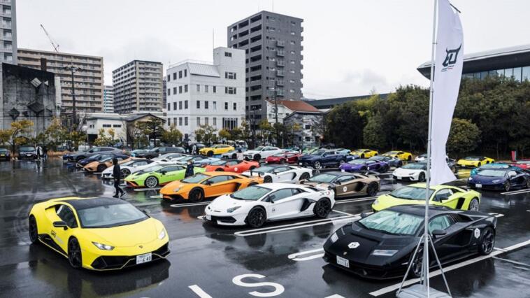 Lamborghini: a Suzuka il Giappone festeggia i 60 anni del marchio