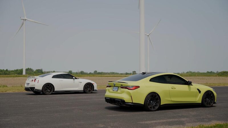 BMW M4 Competition vs Nissan GT-R