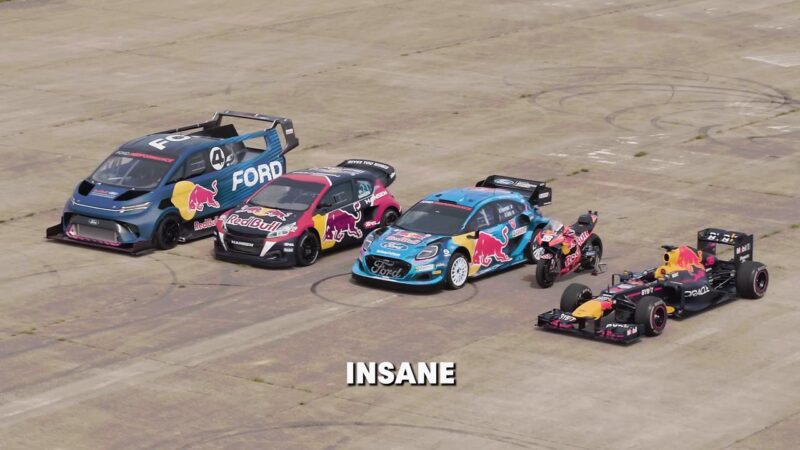 Red Bull veicoli drag race