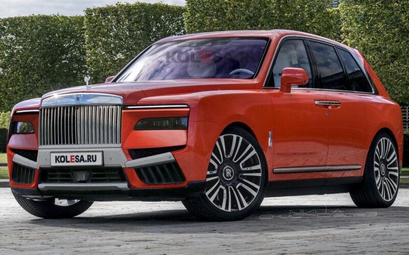 Rolls-Royce Cullinan 2025 render Kolesa