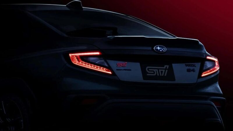 Subaru WRX S4 STI Sport teaser