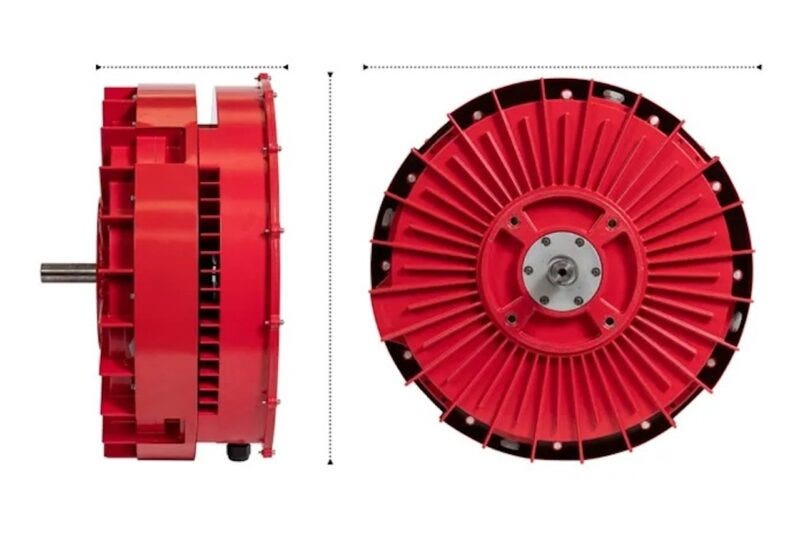 Motore elettrico flusso assiale Infinitum