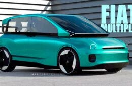 Fiat Multipla elettrica render