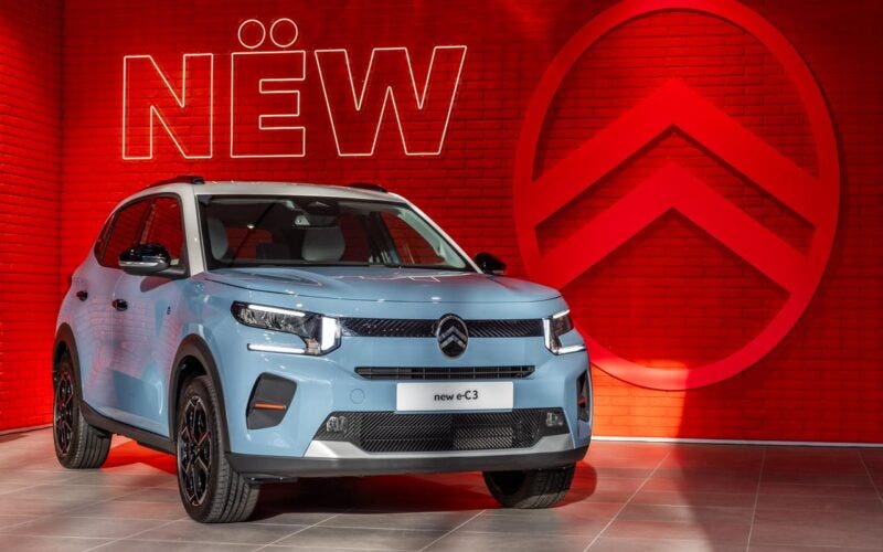 Nuova Citroën e-C3 Italia