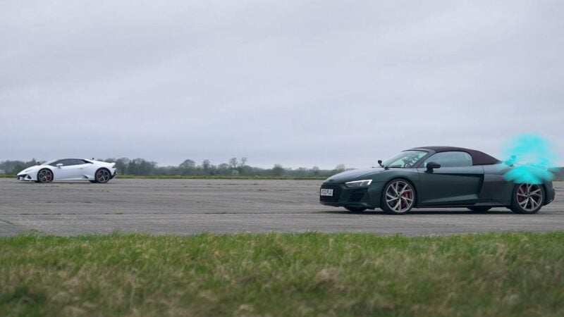 Lamborghini Huracan Evo vs Audi R8 V10 Spyder