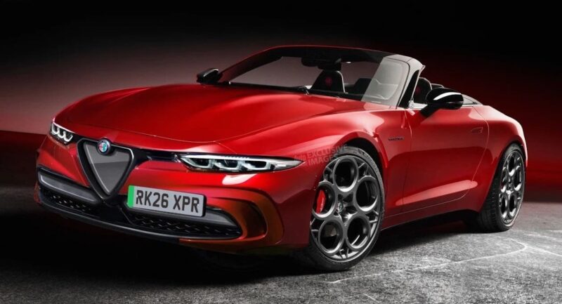 Alfa Romeo Duetto Spider render