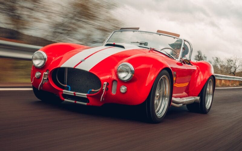 Shelby Cobra AC rossa 1965