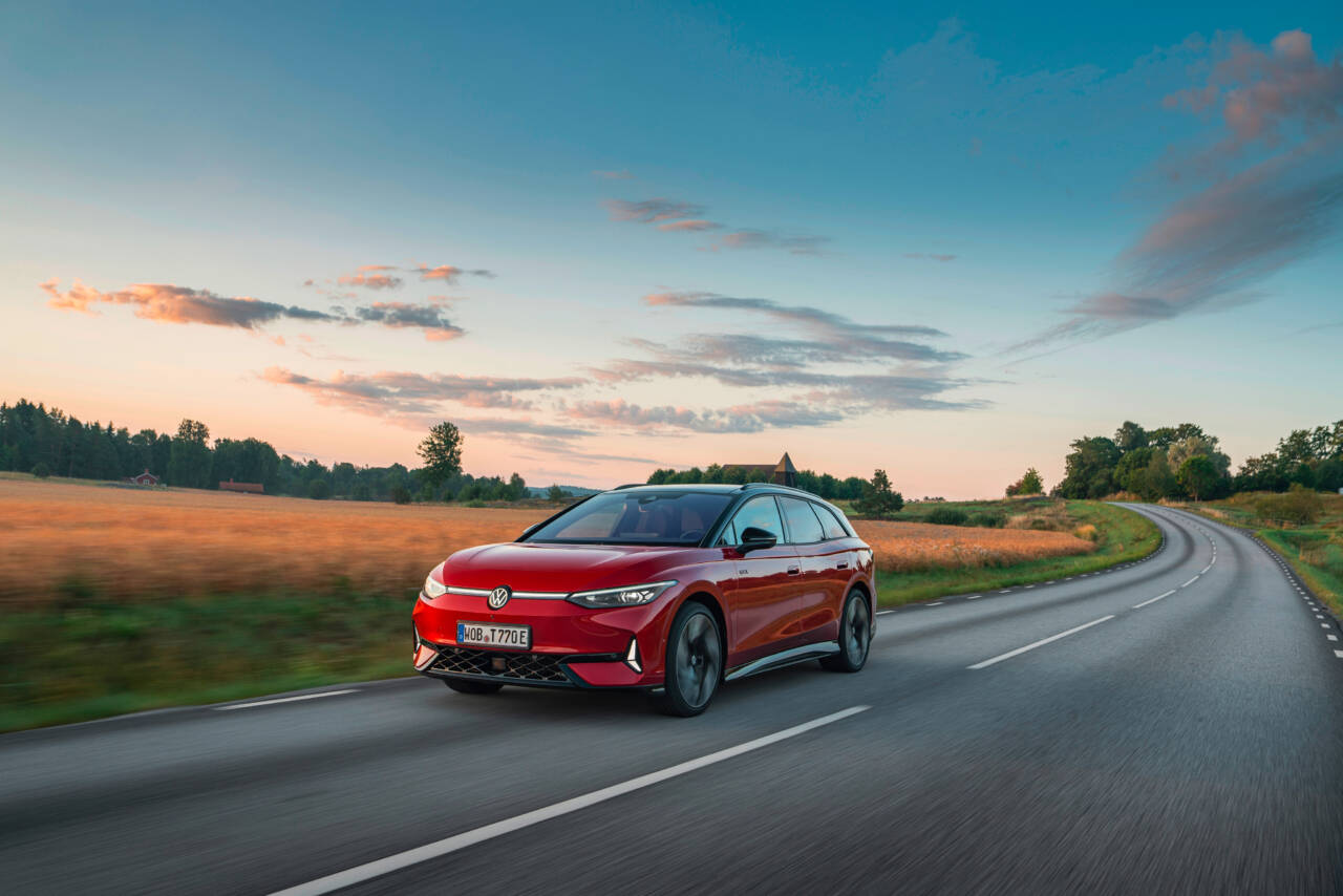 The all-electric Volkswagen ID.7 GTX Tourer