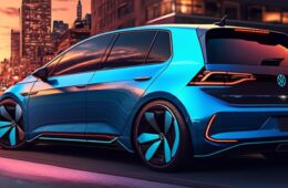 Volkswagen Golf elettrica render 2028