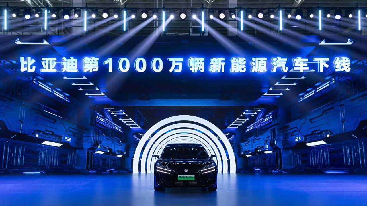 veicolo BYD numero 10 milioni