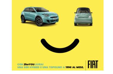 Offerta Stellantis “2forYOU” Fiat su 600 Hybrid e Topolino