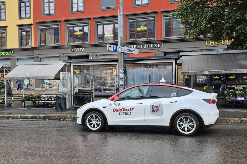 oslo, norvegia taxi elettrici