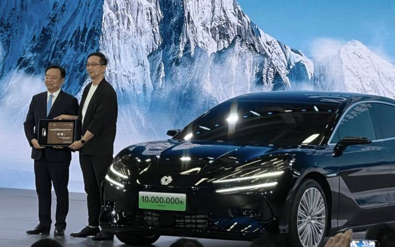 veicolo BYD numero 10 milioni