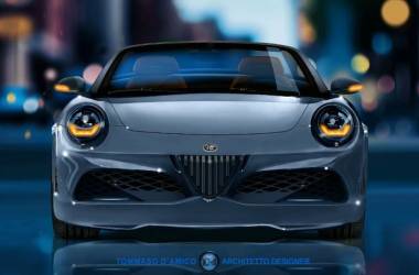 alfa romeo duetto rendering d'amico