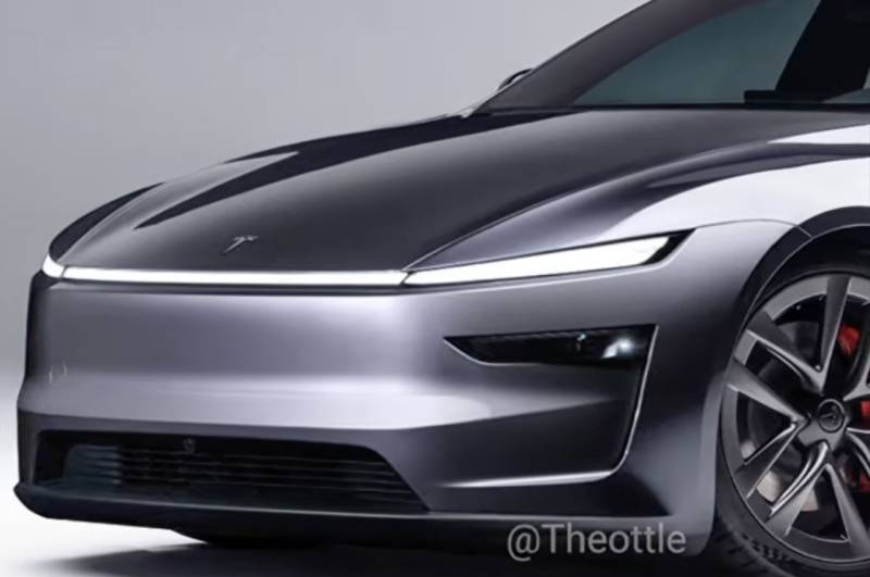 Tesla Model S render di theottle