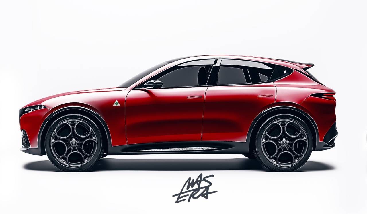 Alfa Romeo Stelvio 2025 rendering