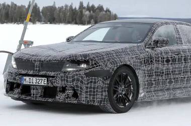 BMW M5 test