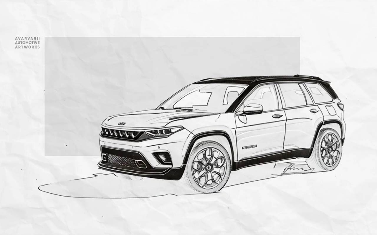 Jeep Cherokee 2026 rendering avarvarii