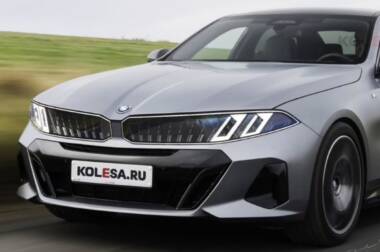 BMW Serie 5 restyling Kolesa rendering