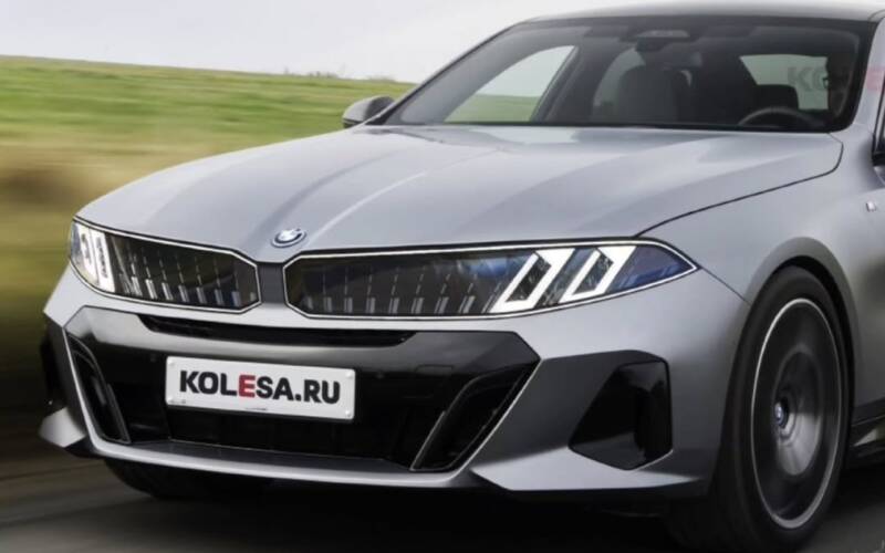 BMW Serie 5 restyling Kolesa rendering