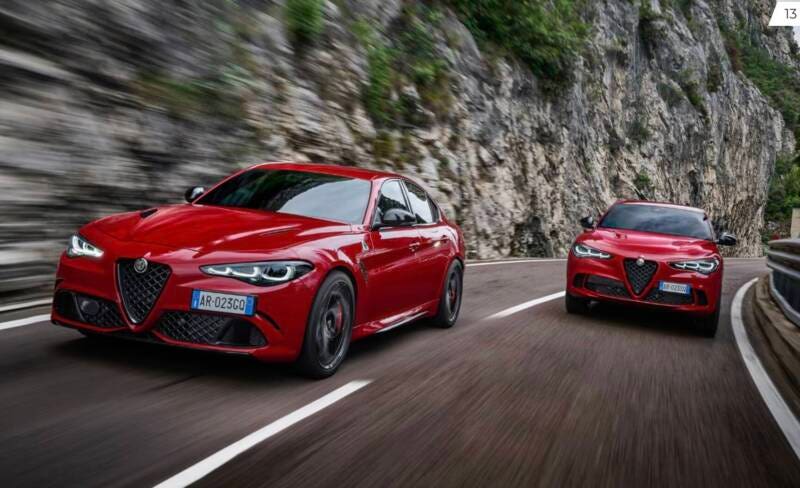 Niente Alfa Romeo Giulia e Stelvio benzina