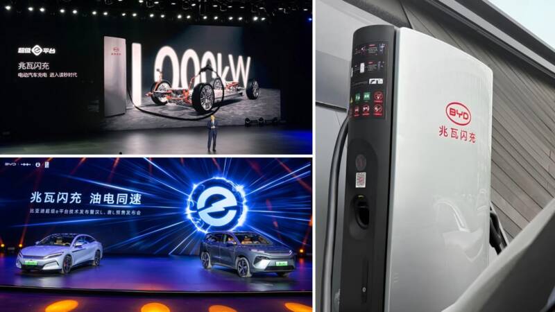 La cinese BYD ha presentato una nuova piattaforma auto elettriche: il tempo di ricarica è identico al pieno di benzina.